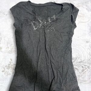 Dkny Women's Grey T-shirt